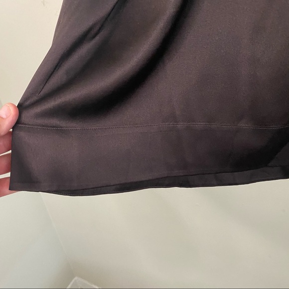 Eileen Fisher petite brown sleeveless blouse - Picture 4 of 5